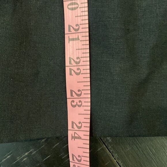 Talbots Black Linen 16 Peplum Back Career Casual Jacket Blazer - Picture 10 of 10